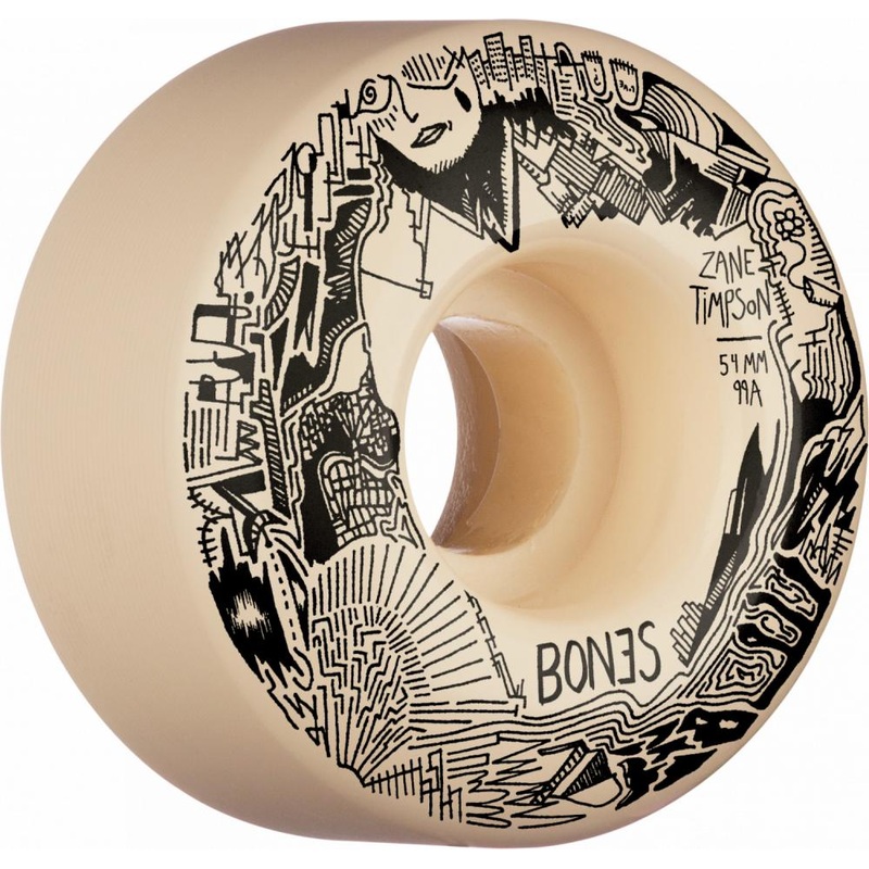Bones STF Timpson Memorial V4 Wide Skateboard Wheels – 54mm 99a