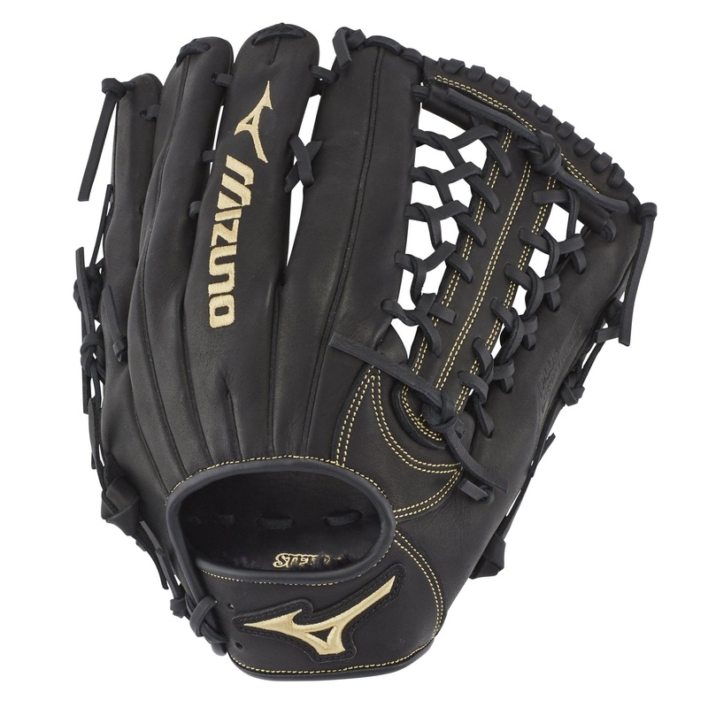 MVP Prime Outfield Baseball Glove 12.75″ Left-Hand-Throw 12.75 Black