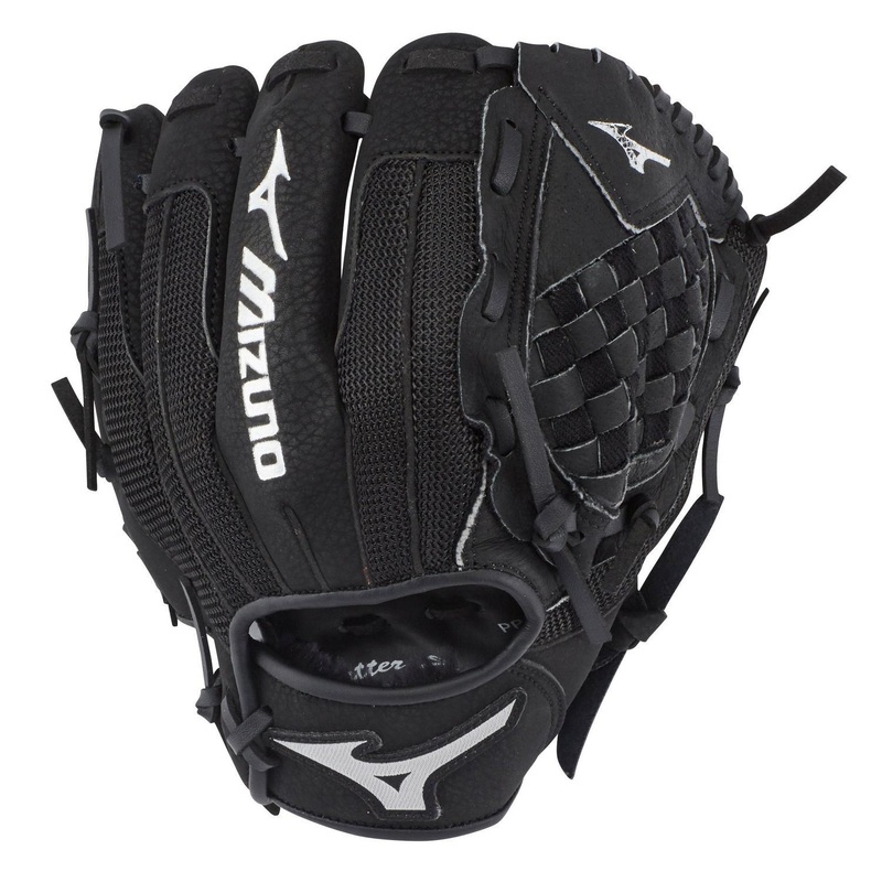 Prospect Series PowerClose Baseball Glove 10″ – Youth Left-Hand-Throw 10 Black/Red