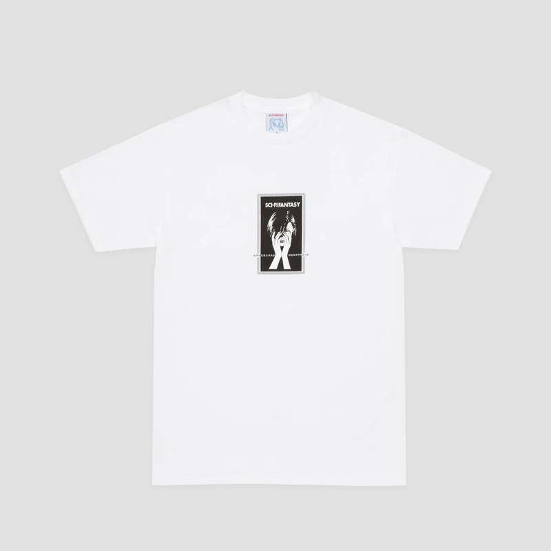 Sci-Fi Fantasy Desire Path T-shirt White Small