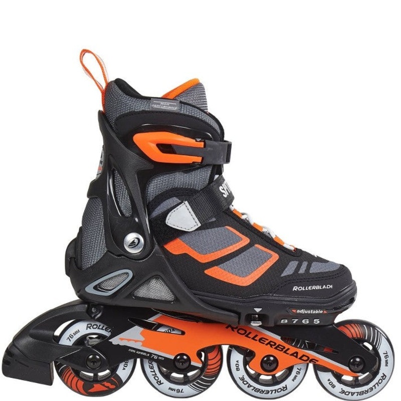 Spitfire alu black/orange 33–36,5
