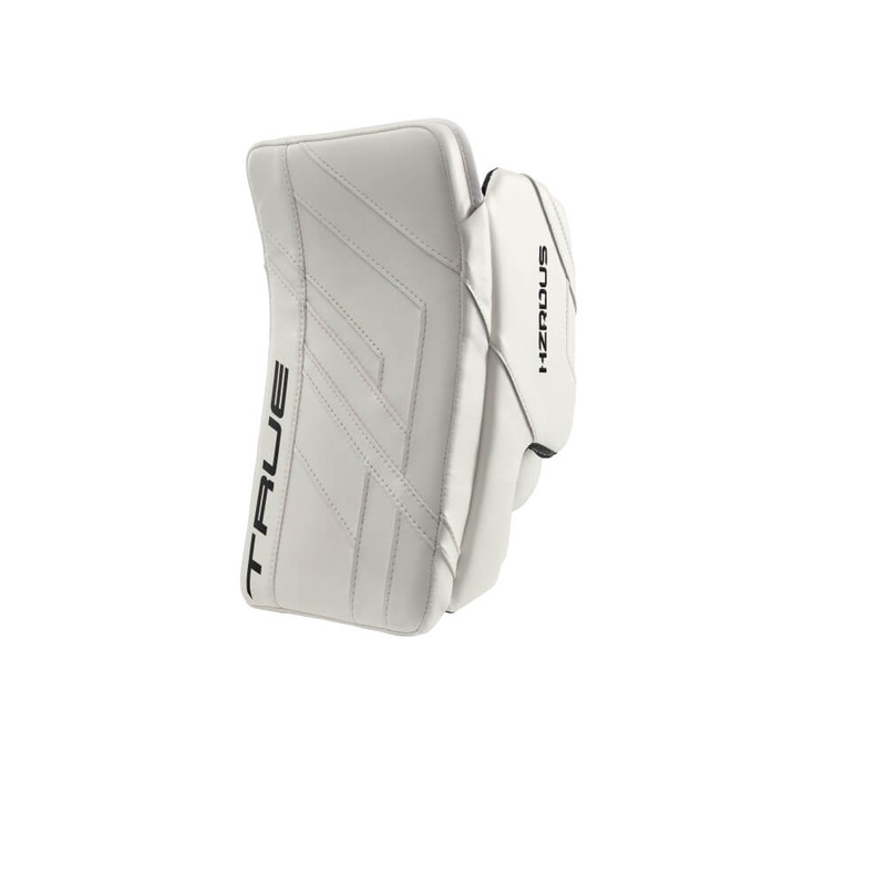 TRUE HZRDUS 7X4 Goalie Blocker Intermediate White/White