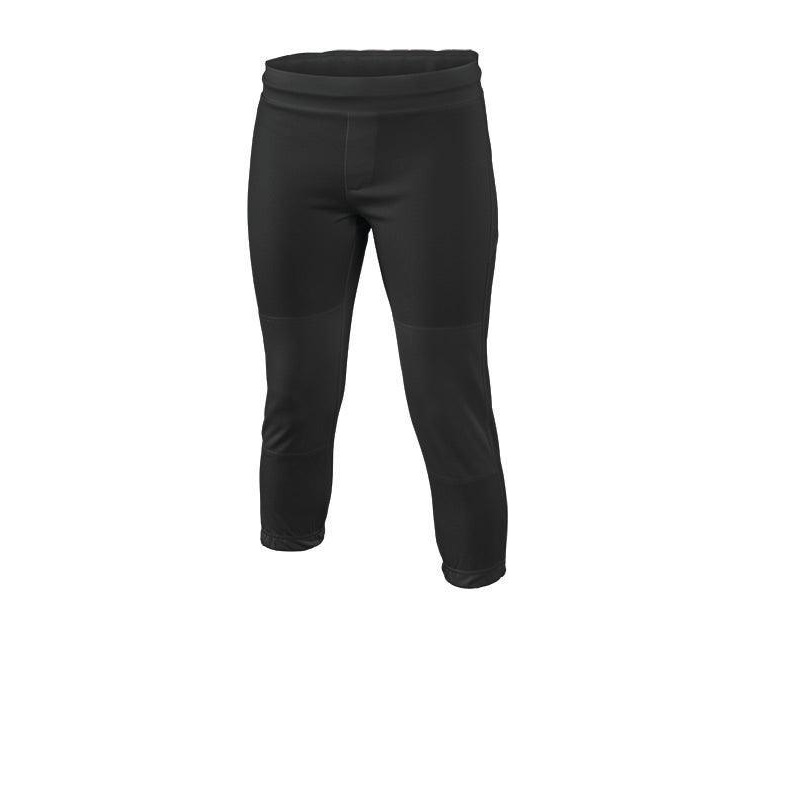 Easton Softball Zone Girl’s Pants – Youth S Black Girls