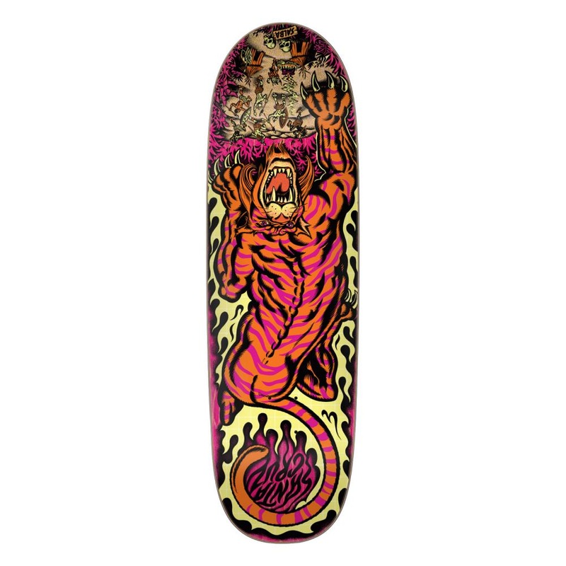 Santa Cruz Salba Tiger Pop VX Deck – 9.25″