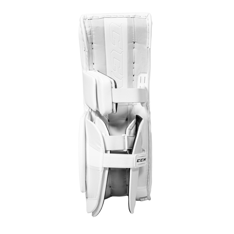 Extreme Flex 5 Goalie Pads – Senior 33+1 White