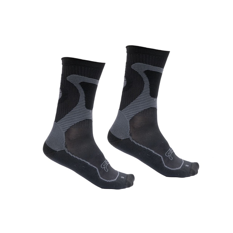 FR Nano Sports Socks – Black/Grey UK 3.5-5 / EU 36-38