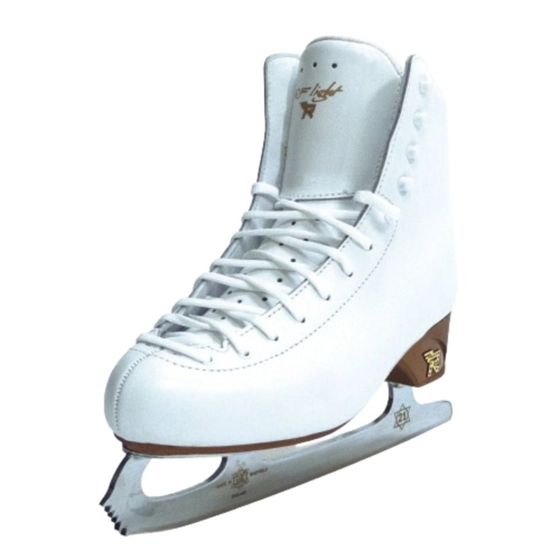 Risport RF Light Figure Skates – White Youth UK Y10 / EU 28 / 190
