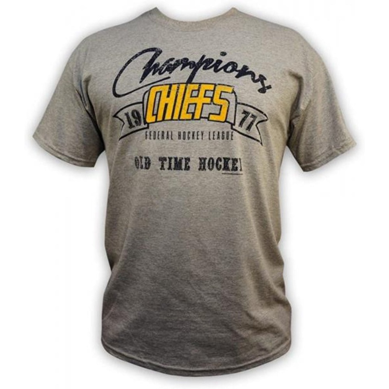 Slap Shot Chiefs “Old Time Hockey” T-Shirt Senior S