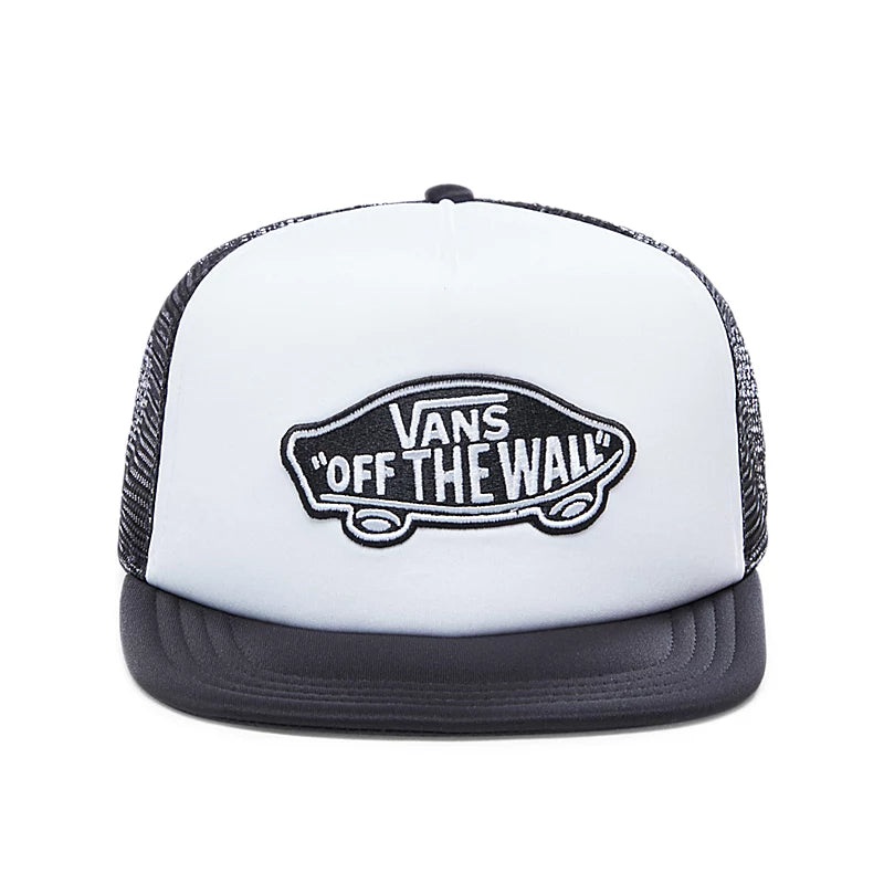 Vans Classic Patch Trucker Hat – White/Black