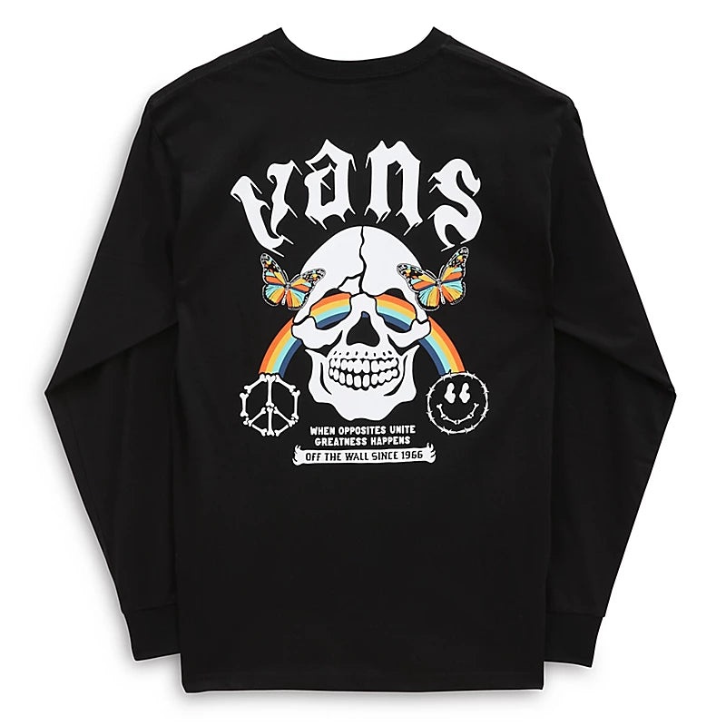 Vans Opposites Unite Long Sleeve T Shirt – Black XS