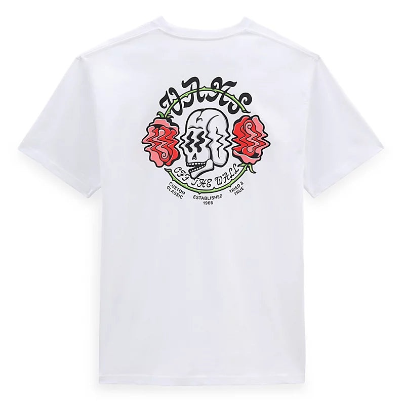 Vans Shaken Skull T-Shirt – White XS