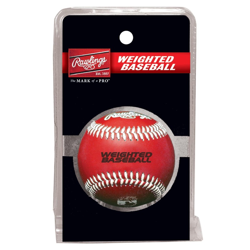 Weighted Training Baseball (9 oz) Red