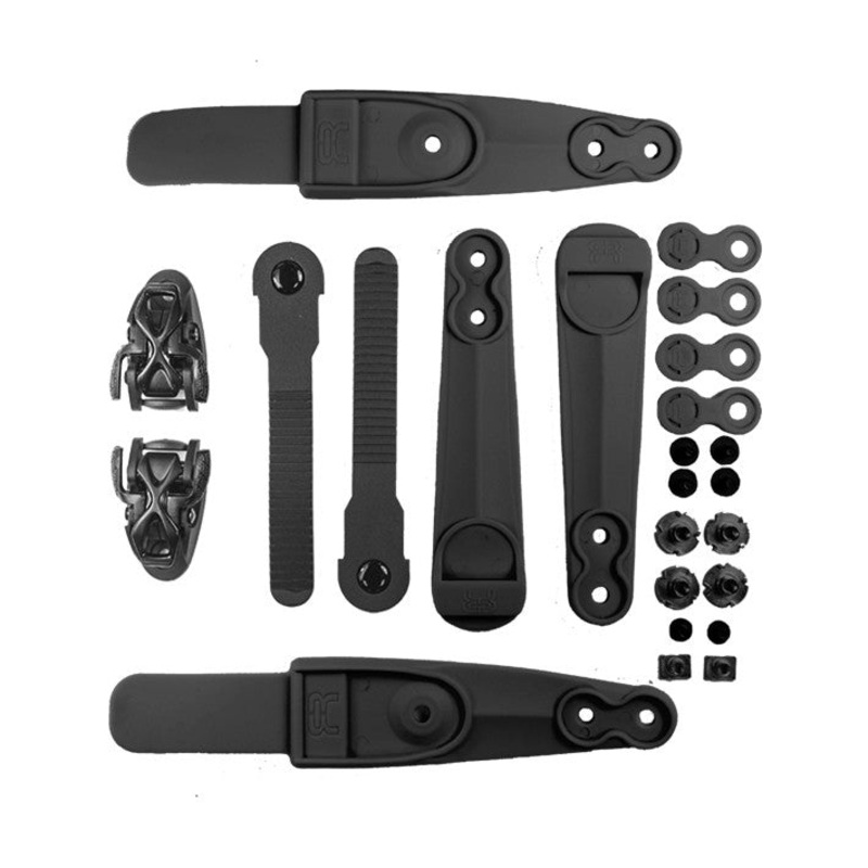 Ankle buckle SBM2 Double Strap Spider set black S