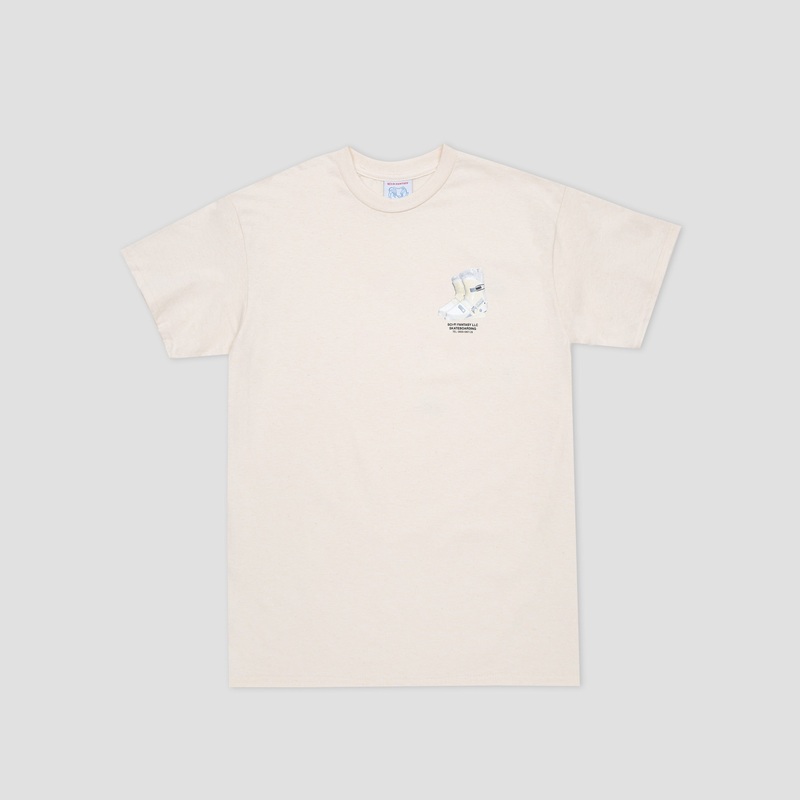 Sci-Fi Fantasy Ski Boot T-Shirt Natural Small