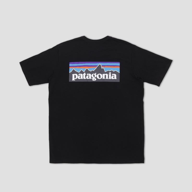Patagonia P-6 Logo Responsibili T-Shirt Black Small