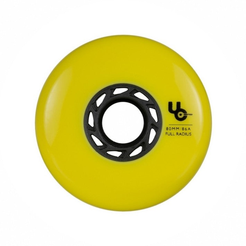 Team Yellow Full Radius 80mm/86A