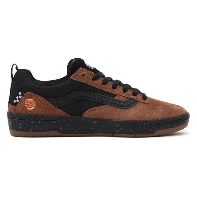 Vans Zahba Zion Wright Skate Shoes – Brown UK 8