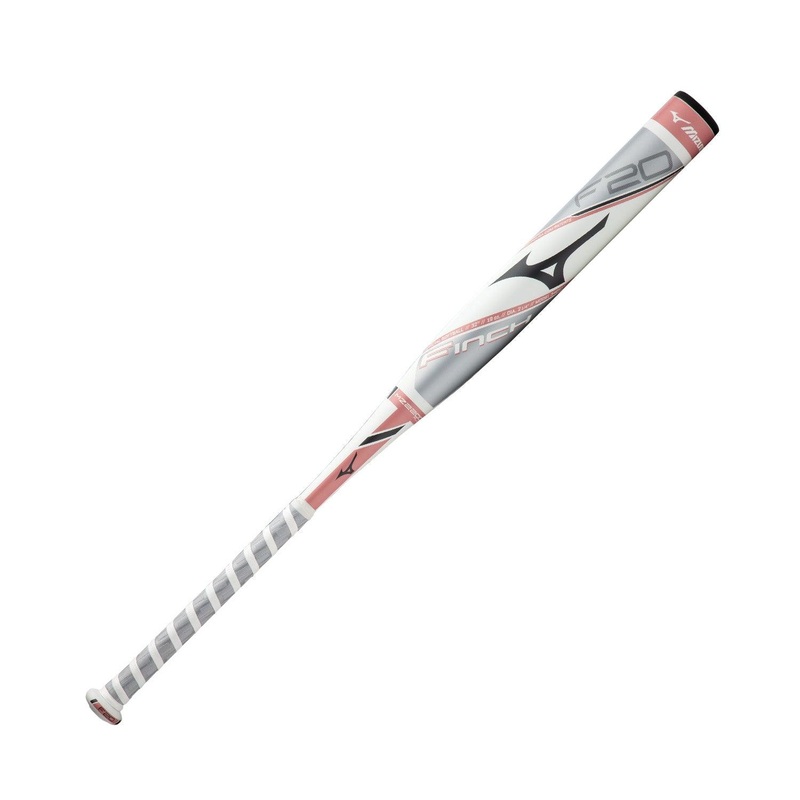 F20-Finch Fastpitch Softball Bat (-13) 27 White/Rose Gold 17