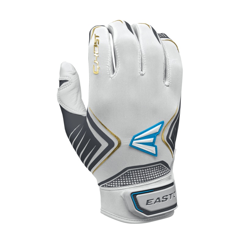 GHOST Fastpitch Women’s Batting Glove – Senior S White/Royal