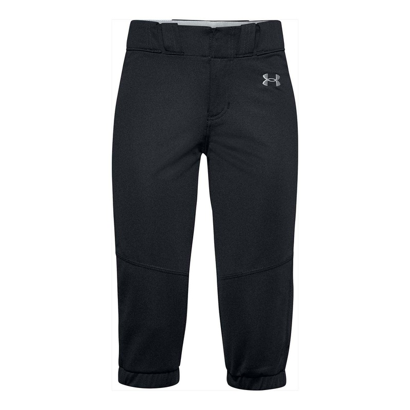 Girls’ UA Softball Pants – Youth XS Black Girls