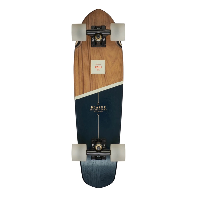 Globe Blazer Cruiser Skateboard Teak/Black – 26″