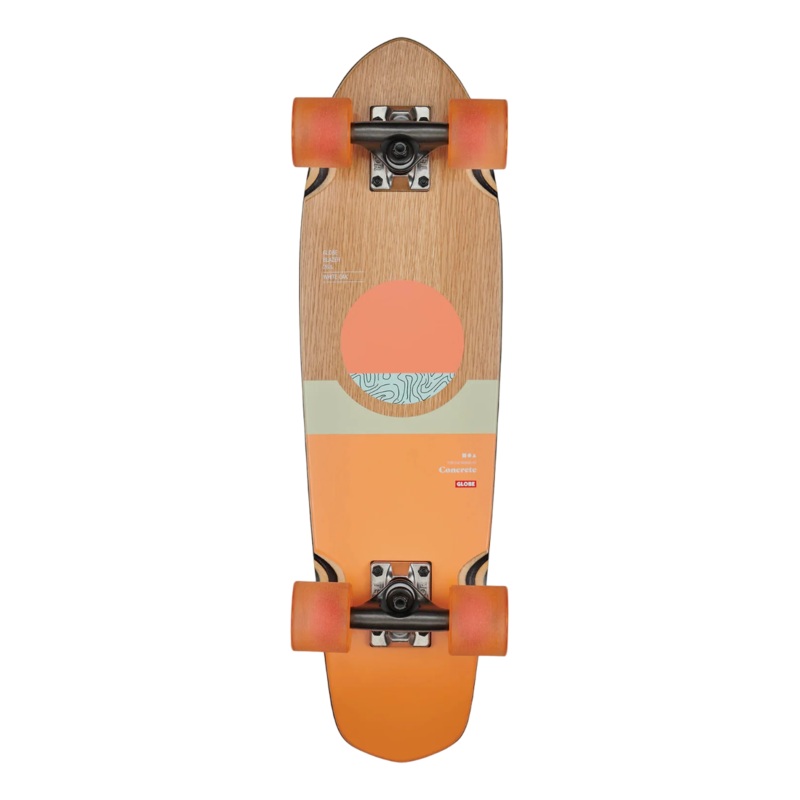 Globe Blazer Cruiser Skateboard White Oak/Concrete – 26″