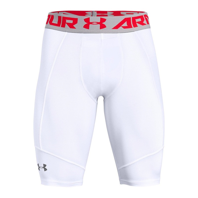 Men’s UA Utility Slider Baseball Shorts – Senior S White Mens