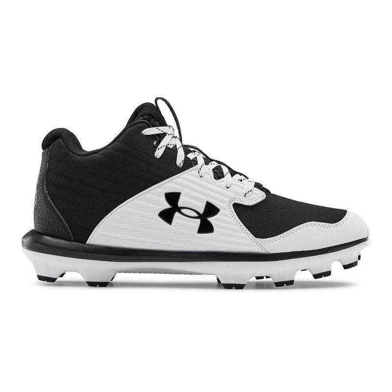 Men’s UA Yard Mid TPU Baseball Cleats – Senior 7 Royal/White Mens