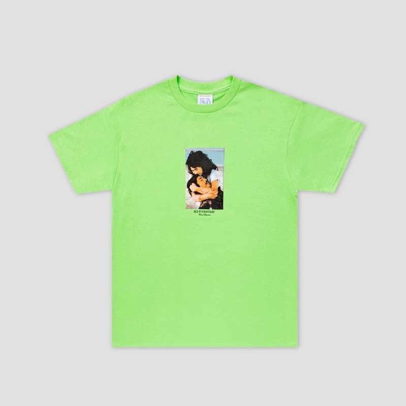 Sci-Fi Fantasy Eternal Recurrence T-Shirt Lime Small