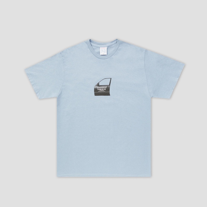 Sci-Fi Fantasy Scrap T-Shirt Stone Blue Small