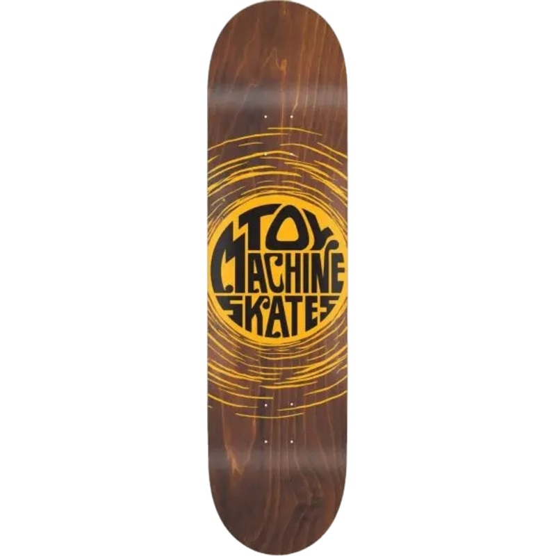Toy Machine Skates Yellow Skateboard Deck – 8.25″