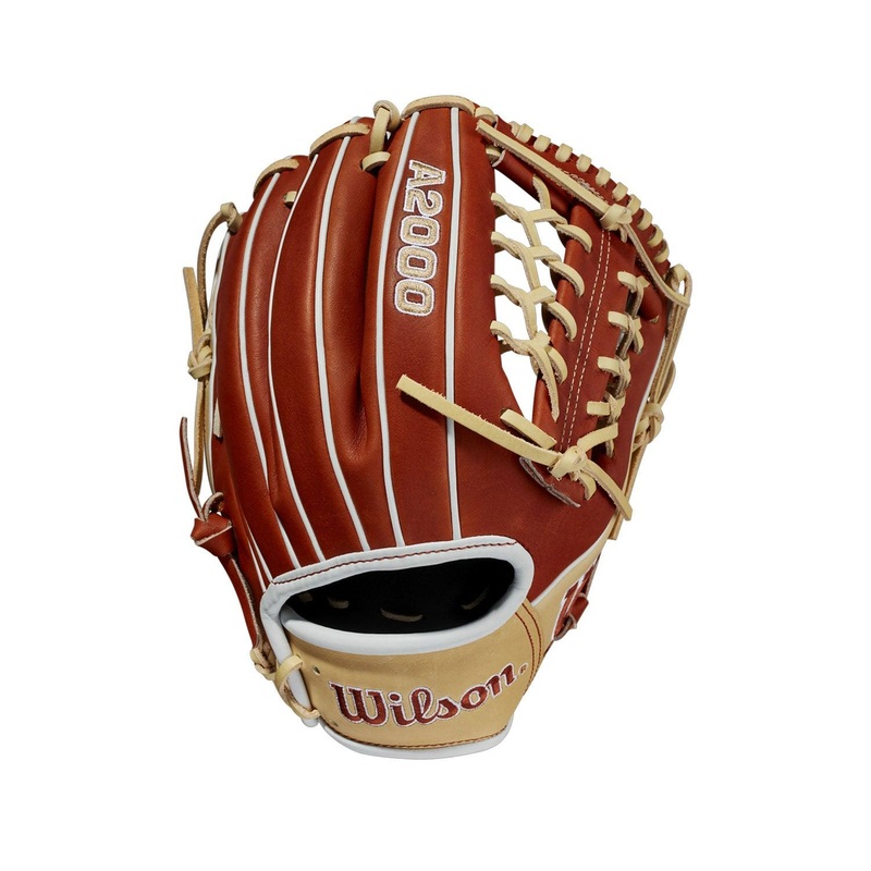 A2000 1786 Bronco 11.5″ Infield Baseball Glove Right-Hand-Throw 11.5 Blonde/Copper/White