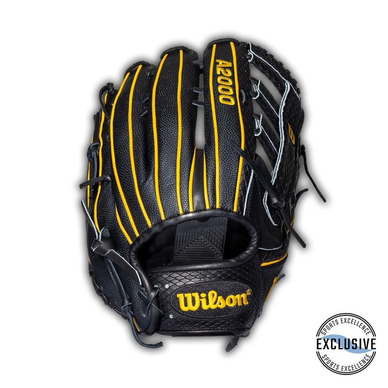 A2000 Slow Pitch 13″ Superskin Glove Right-Hand-Throw 13 Black/Gold