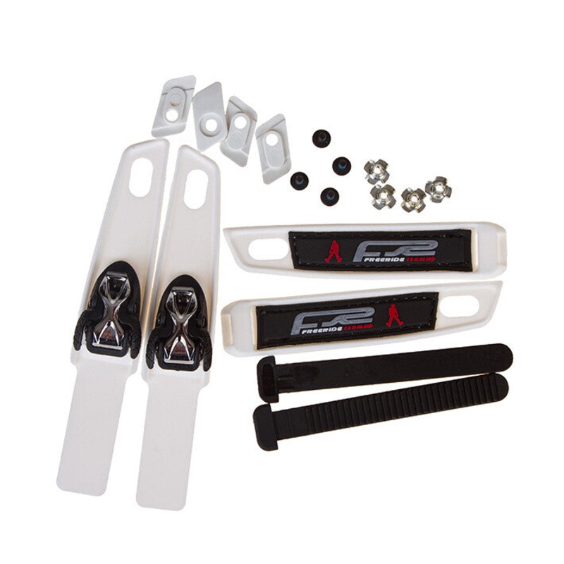 Ankle buckle SBM2 Double Strap set white S