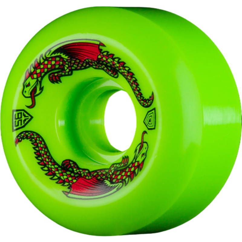 Powell Peralta Dragon Formula Green Skateboard Wheels – 56mm 93a