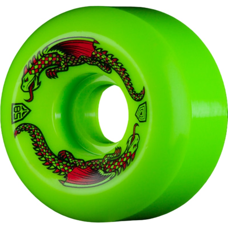 Powell Peralta Dragon Formula Green Skateboard Wheels – 58mm 93a