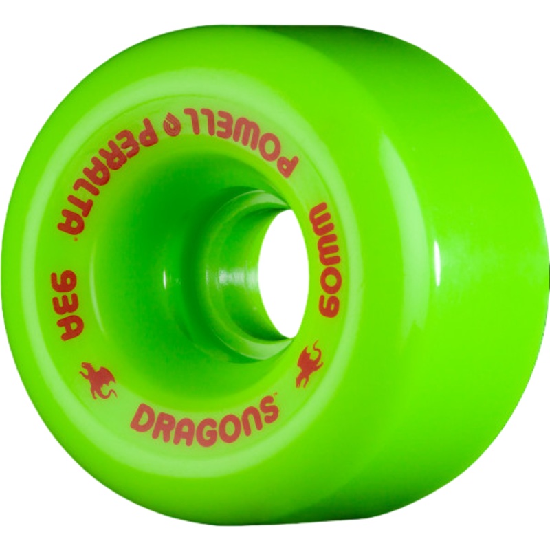 Powell Peralta Dragon Formula Green Skateboard Wheels – 60mm 93a