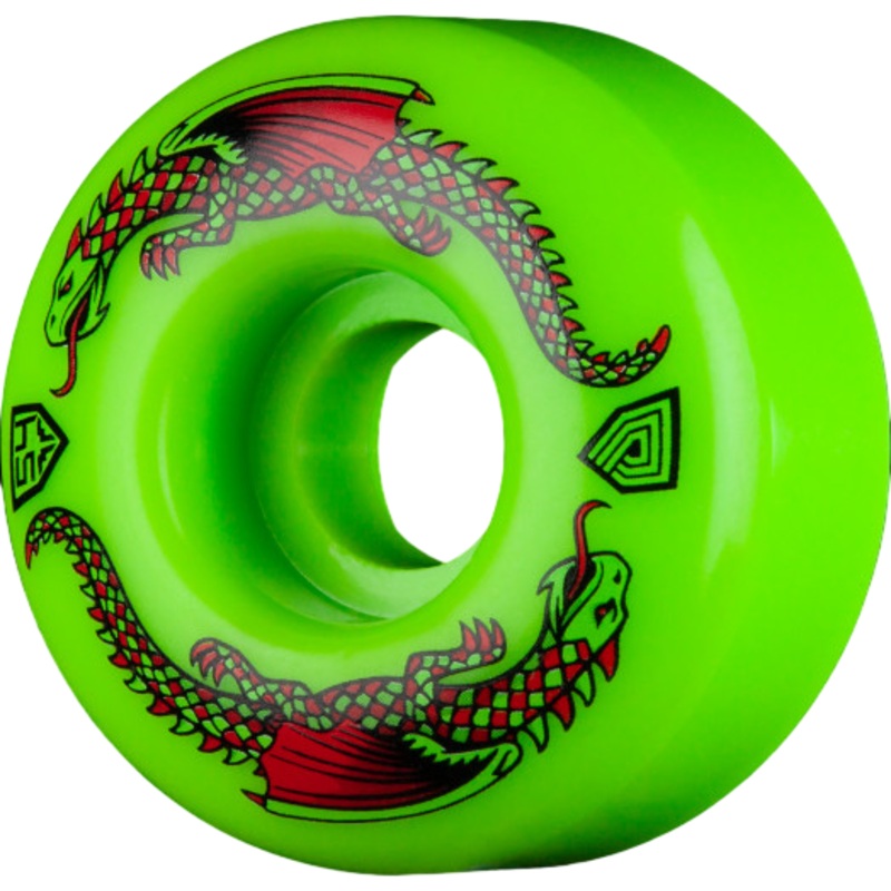 Powell Peralta Dragon Formula Green V1 Skateboard Wheels – 54mm 93a