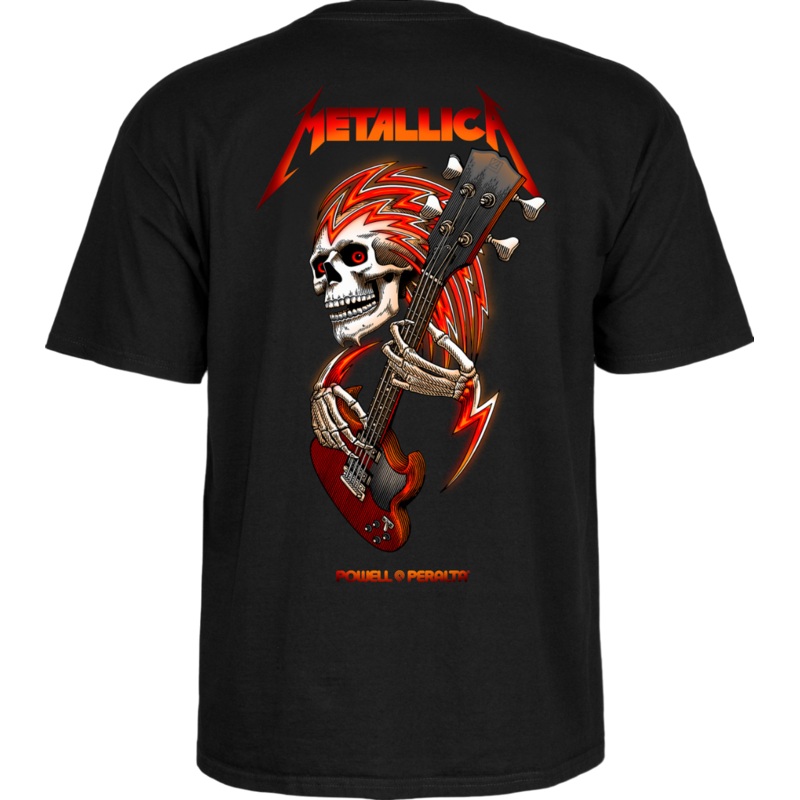 Powell Peralta OG Metallica Collab T Shirt – Black S