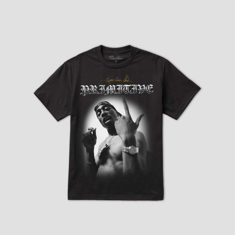 Primitive x Tupac Shakur One T-Shirt Black Small
