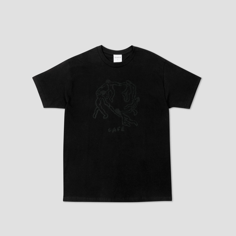 Skateboard Cafe Dance Circle T-Shirt Black Small