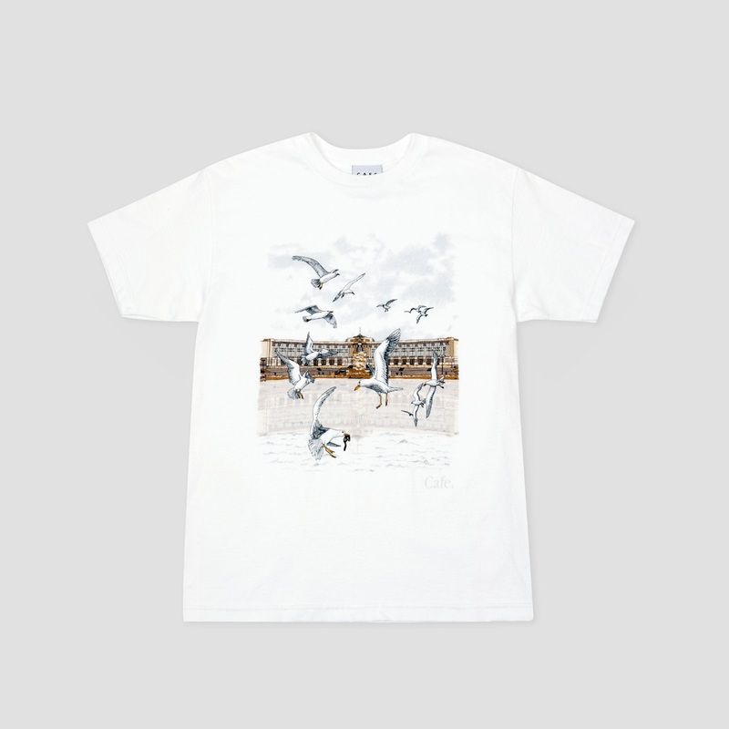 Skateboard Cafe Lloyds T-Shirt White Small
