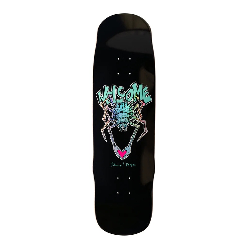Welcome Spidey Daniel Vargas Pro Model on Effigy Deck – 8.8″