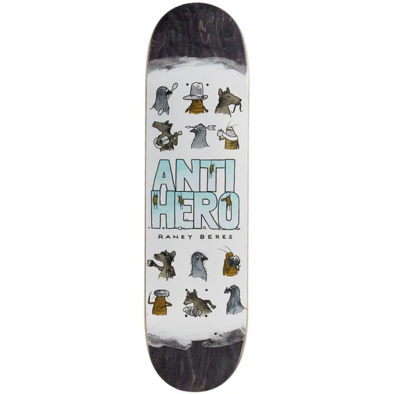 Anti Hero Raney Usual Suspects Skateboard Deck – 8.38″