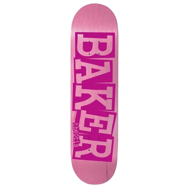 Baker Theotis Beasley Ribbon Pink Veneer Skateboard Deck – 8.0″
