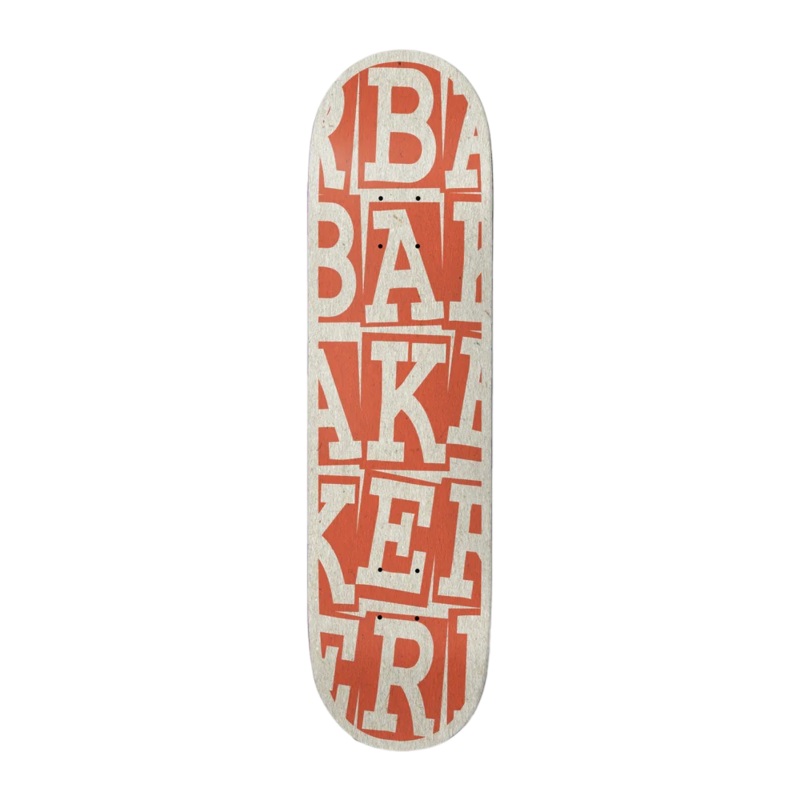 Baker Tyson Ribbon Stack Rust Steep Skateboard Deck – 8.38″