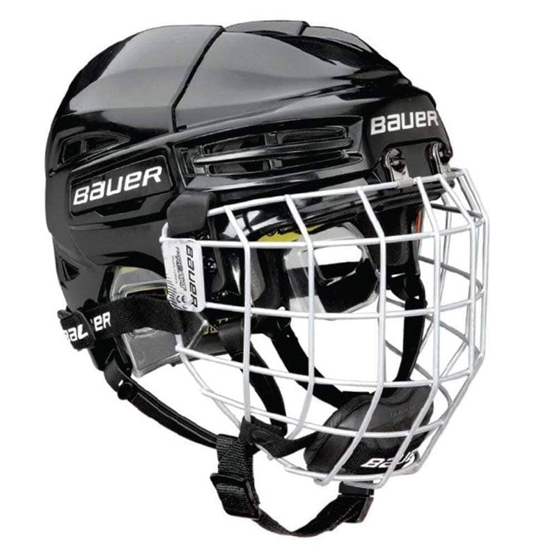 Bauer Re-Akt 100 Hockey Helmet Combo Youth Black