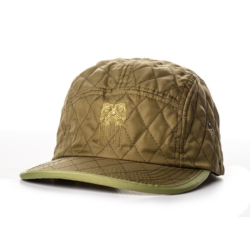5 panel cap green