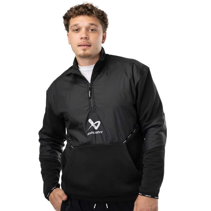 Bauer S24 Team 1/2 Zip Pullover Jacket Senior S Black