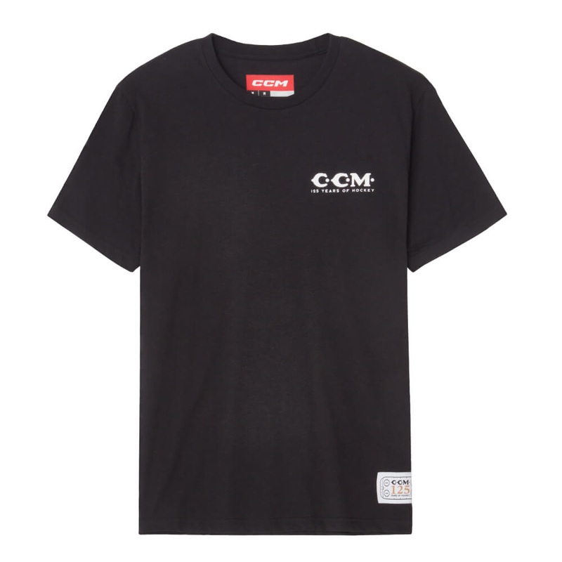 CCM 125th Anniversary T-Shirt Senior S Black